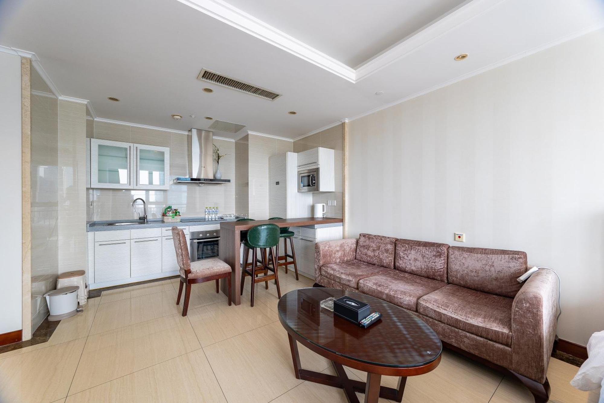 Qingdao Elegant Central Apartment Buitenkant foto