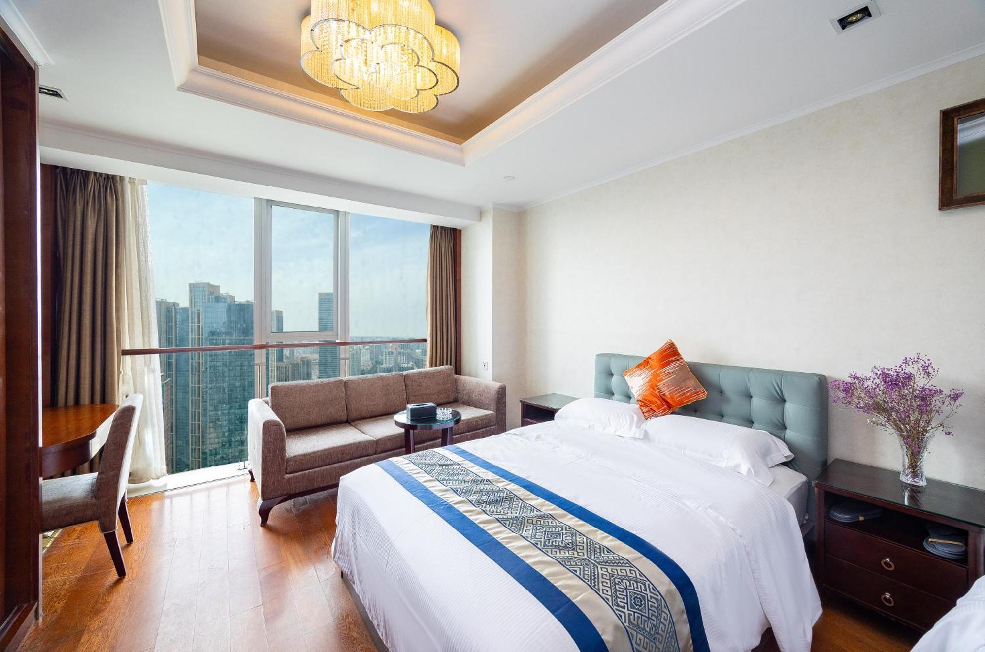 Qingdao Elegant Central Apartment Buitenkant foto